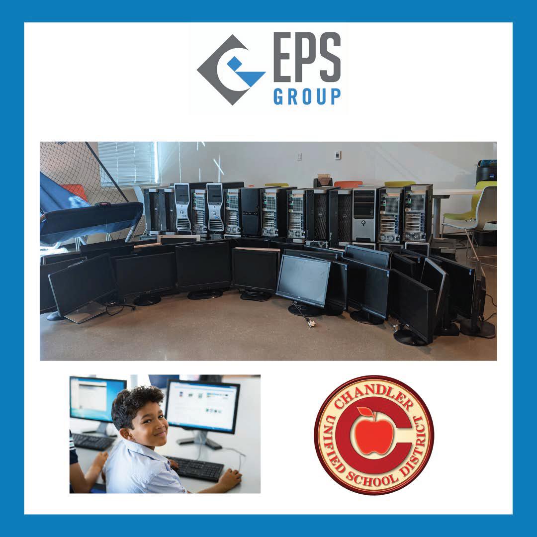 EPS Group donates 30 computers to the Chandler Unified School District